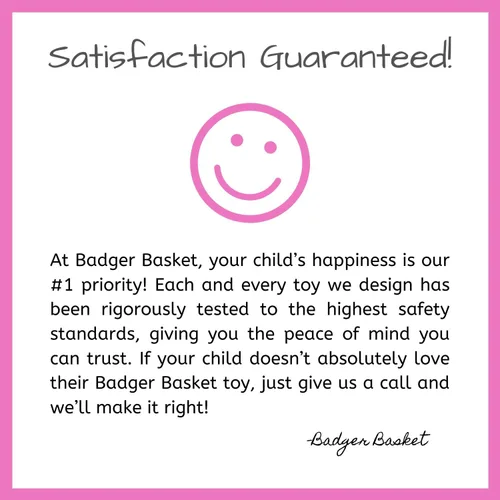 Vista 9 de Badger Basket Toy 1-2-3 Litera convertible para muñecas con cestas de almacenamiento y kit de personalización para muñecas de 20 pulgadas - Gris