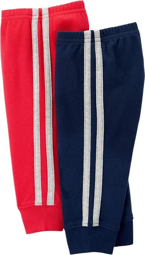 Vista 2 de Simple Joys by Carter's - Pantalones de forro polar para bebé, paquete de 4