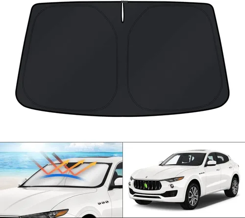 Vista 192 de KUST Parasol para parabrisas para Ford Escape 2020-2025 2026, accesorio personalizado, protector de ventana plegable, bloquea los rayos UV, visera