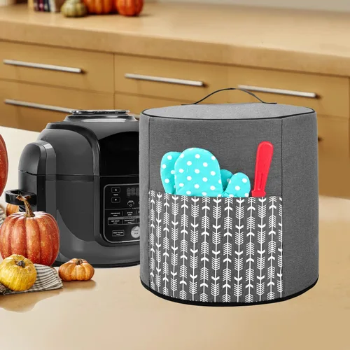 Vista 7 de Yarwo Cubierta para olla a presión compatible con Ninja Foodi de 6.5 cuartos y 8 cuartos de galón, cubierta antipolvo para electrodomésticos