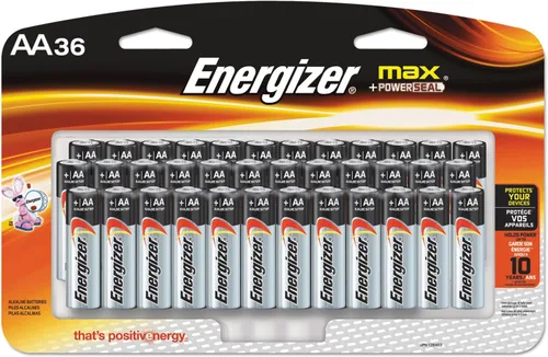 Vista 3 de Energizer Paquete de 2 pilas alcalinas AA E91BP-4 por paquete