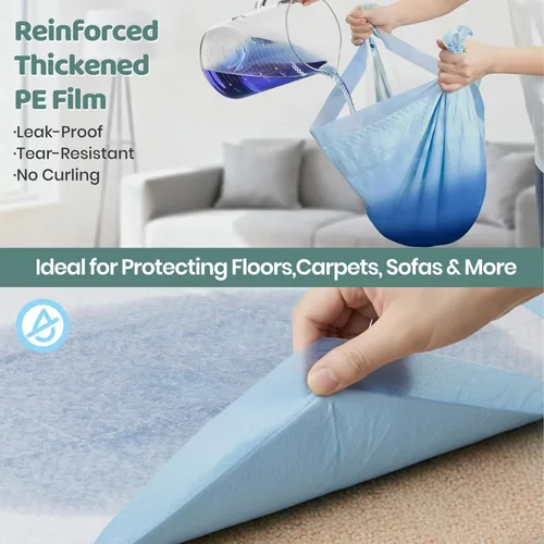 Vista 5 de Gimars Almohadillas para orina de perro XL de 6 capas ultra absorbentes de 48 horas, a prueba de fugas, de secado rápido, extra grandes