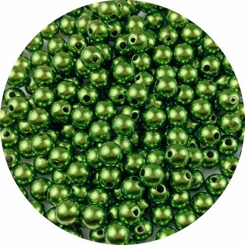 Vista 38 de Perlas de imitación, 4000 unidades de cuentas para manualidades, perlas sueltas de 3 mm, cuentas redondas para collares, pulseras, llaveros