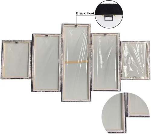 Vista 5 de HAOSHUNDA Magic: The Gathering MTG - Lienzo decorativo para pared con 5 paneles (8 x 14 x 2, 8 x 18 x 2, 8 x 22 x 1)