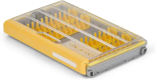 Vista 20 de Caja de Utilidad Premium Plano EDGE Flex Crankbait 3700, Gris y Amarillo con Tapa Transparente, Caja de Almacenamiento Impermeable para Pequeños