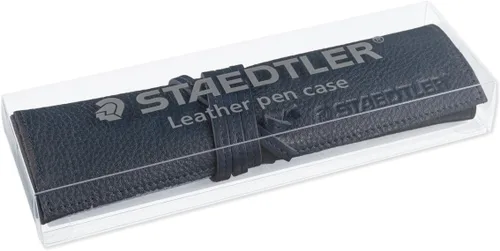 Vista 3 de STAEDTLER - Estuche de cuero para bolígrafos, marino, Estuche para lápices