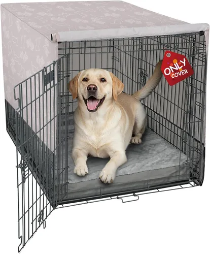 Vista 20 de Explore Land Cubierta transpirable para jaula de perro - 4 lados con ventilación de malla, cubierta básica para perrera, todos los lados abiertos
