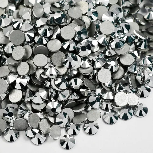 Vista 38 de yantuo Crystal Bedazzler - Kit de diamantes de imitación de cristal transparente con parte trasera plana, tamaños mixtos SS6-SS30 con herramientas