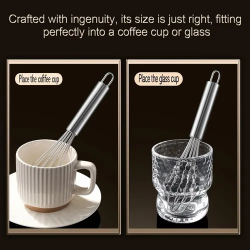 Vista 7 de Aniso Batidor de acero inoxidable (6 pulgadas, plateado)