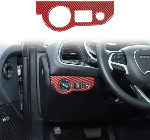 Vista 13 de Voodonala Panel de control del interruptor de los faros delanteros para Dodge Challenger 2015-2025 y Dodge Charger 2010-2025, accesorios interiores
