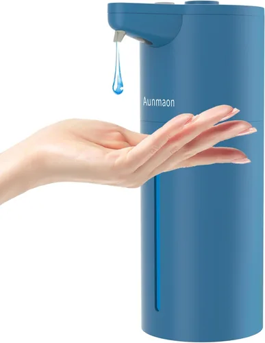 Vista 12 de Aunmaon Dispensador Automático de Jabón Sin Contacto, Manos Libres, Volumen Multi Ajustable, Batería de Larga Duración, Compatible con Jabón Espeso