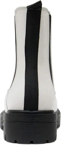 Vista 2 de Soda Pilot - Botines Chelsea de tacón bajo para mujer, modernos, con doble elástico