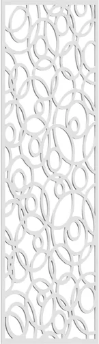 Vista 98 de 9 3/8 pulgadas de ancho x 24 3/8 pulgadas de alto x 1/4 pulgadas de alto, paneles de pared de madera con calado, roble rojo