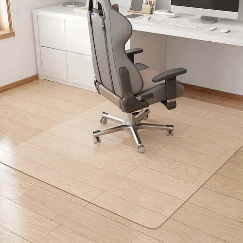 Vista 10 de KMAT Alfombrilla para Silla de Oficina, Alfombrillas de Suelo de Madera Dura y Azulejo de Fácil Deslizamiento, Alfombrilla Transparente para Silla