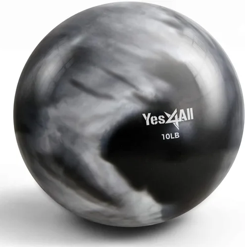 Vista 30 de Yes4All - Bolas de tonificación con peso para ejercicio, bolas medicinales suaves para ejercicio, pilates, yoga, equilibrio, flexibilidad, 2-10
