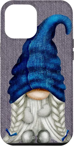 Vista 25 de Funny Gnome Girl with Blue Jeans for Women Cute Denim Case for iPhone 17