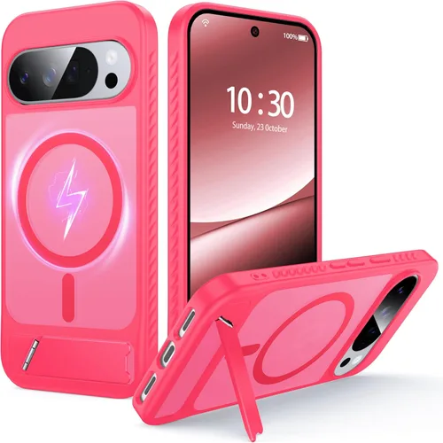 Vista 28 de Funda Magnética NO.1 para Google Pixel 7a Case [Compatible con MagSafe][Anti-Huellas][Ajuste Delgado][Resistente a Golpes Militar] Cubierta