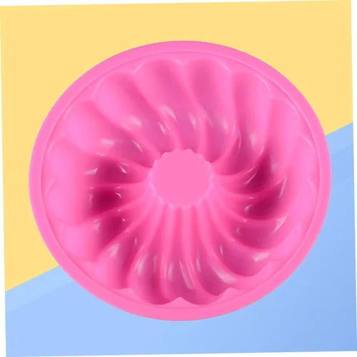 Vista 8 de Ciieeo Moldes de silicona en espiral para moldes de moldes de moldes para hornear herramienta para hornear molde de pastel
