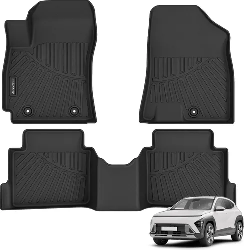 Vista 31 de Auxko Alfombrillas para todo tipo de clima, tapete de carga para Hyundai Tucson 2016 2017 2018 para todas las estaciones, accesorios de elastómero