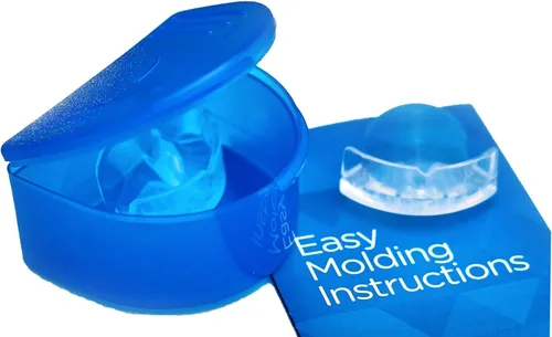 Vista 3 de Protección dental SmartGuard Elite (2 protectores 1 estuche de viaje) Protector nocturno personalizado para dientes frontales contra el rechinar
