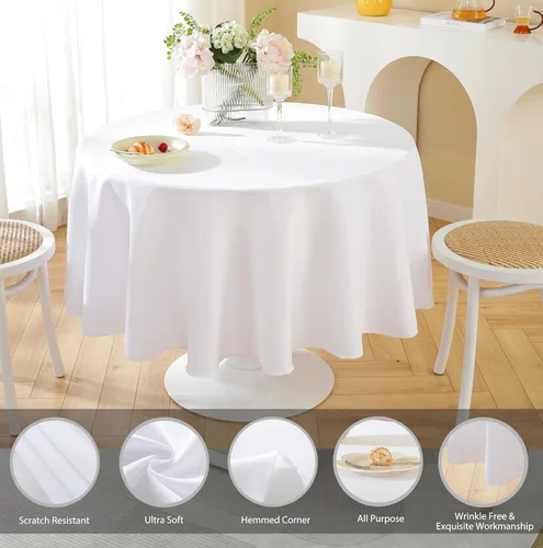 Vista 2 de Craft and Party Premium mantel de poliéster para usar en bodas, restaurantes o banquetes