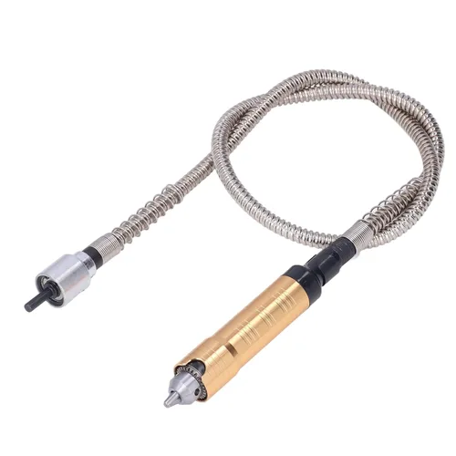 Vista 7 de Extensión de eje flexible, adaptador flexible para herramienta rotativa, llave de portabrocas flexible, extensión de taladro eléctrico, herramienta