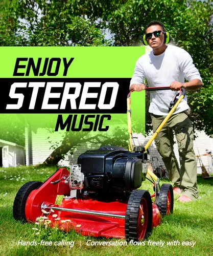 Vista 4 de ZOHAN EM037 Bluetooth Hearing Protection,30dB SNR Noise Reduction Headphones with 1500mAh Rechargeable Battery