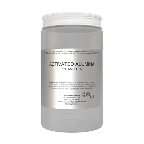 Gránulos desecantes de alúmina activados 1/4 en diámetro medio 17.64 oz