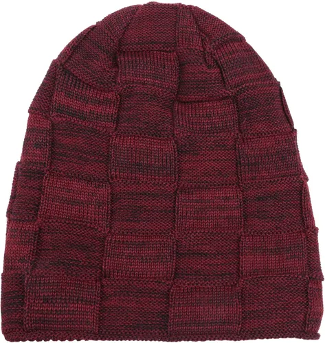 Vista 75 de REDESS Gorro de lana para hombres y mujeres, gorros de invierno cálidos de punto holgados y gruesos tipo calavera A1 negro