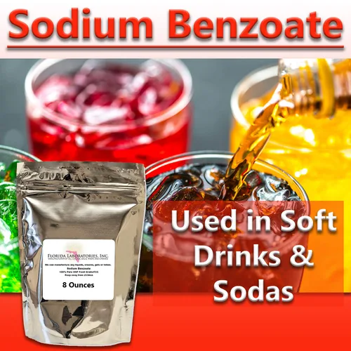 Vista 4 de Sodium Benzoate 99% USP/FCC Grade 8 oz (Ounce) Preservative, Additive