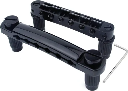Guyker Puente para Guitarra Tune-O-Matic y Combo de Cordal con Barra de Parada con Anclajes y Pernos de Reemplazo Compatible con LP SG EPI Guitarra