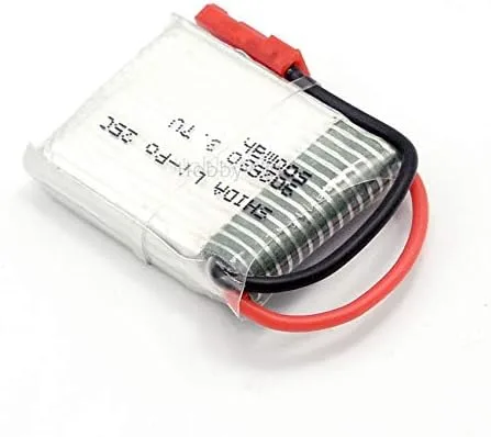 Vista 9 de 3.7 V 1S 500 mAh 25C LiPO batería JST enchufe para mini tamaño FPV Drone RC Quadcopter modelo avión