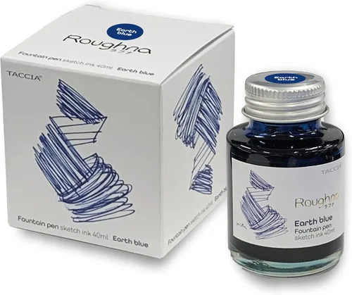 Nakabayashi TFPI-WD43-4 TACCIA - Tinta para pluma estilográfica (tinte a base de agua) Toshiyuki Kita/Rafuna, 1.4 fl oz (1.4 fl oz), azul tierra