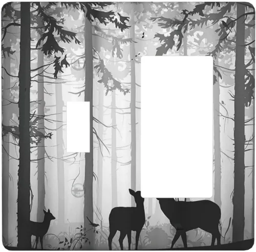 Vista 138 de Cubiertas de Tomacorriente Ancla Estrella de Mar Concha Tablón de Madera Rústico Náutico 1 Gang Interruptor de Luz Dúplex Placa Cubierta Decorativa