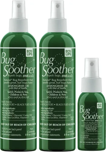 Vista 9 de Bug Soother Spray natural sin DEET para insectos, repelente de mosquitos, jejenes e insectos no tóxico, a base de aceite esencial, seguro