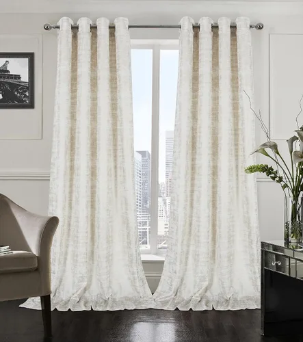 Vista 44 de always4u Cortinas de terciopelo suave color negro y dorado de 84 pulgadas de largo, cortinas de lujo para dormitorio, tratamientos para ventanas