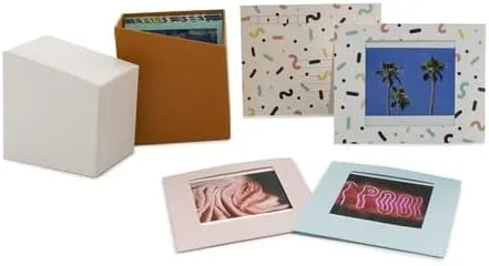 Vista 6 de Fujifilm Paquete de cámara instantánea Instax Square SQ1 (blanco) con película cuadrada Fujifilm Instax Twin Pack (20 exposiciones), juego