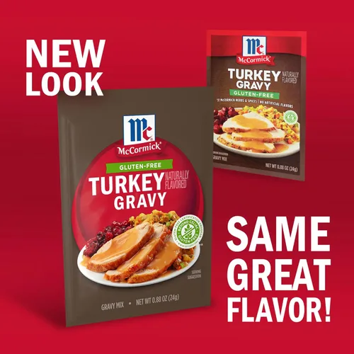 Vista 3 de McCormick Mezcla de salsa de pavo (sin gluten), 0.88 oz