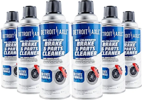 Vista 11 de Detroit Axle - Botella limpiadora de piezas de freno sin cloro 10oz Spray de alta potencia - 1 juego