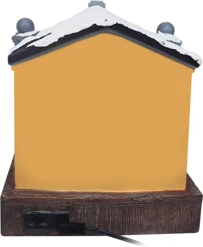 Vista 4 de Aldea Navideña de Circo de Mesa - Aldea de Invierno Pre-iluminada con Nieve - Perfecta Adición a tus Decoraciones Navideñas de Interior - Gran Pieza