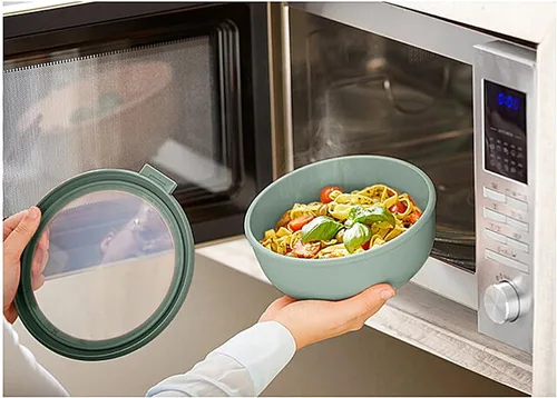 Vista 5 de Mepal Cirqula - Tazón para almacenar y servir múltiples alimentos de 101 onzas / 0.1 fl oz con tapas transparentes, perfecto para preparación