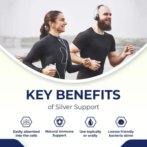Vista 5 de Natural Immune Support Supplement, Nano-Sized Silver Solution, Immune Booster for Kids, Pets & Adults, Purified Silver, Fortify Your Immune System 1