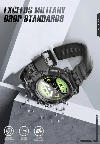 Vista 5 de i-Blason para Samsung Galaxy Watch 5 Pro Banda 45mm con 2 Juego Protector de Pantalla de Vidrio Templado, [Protección de Grado Militar]