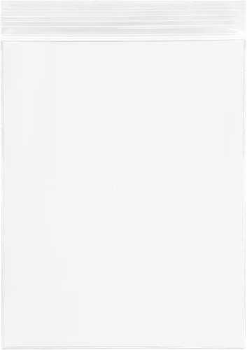 joybest 100 bolsas de polietileno de plástico transparente con cremallera de 8 x 10 pulgadas, bolsas de plástico con cierre resellable con cierre de