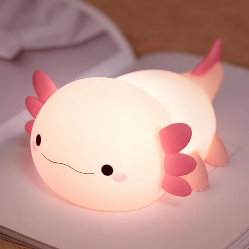 Vista 12 de OkiyiD Luz nocturna de pato, lindo regalo de pato para personas, luz decorativa de dormitorio, ABS+SIL, control táctil, regulable recargable