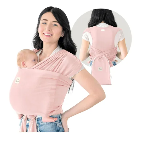 Vista 13 de KeaBabies Portabebés con anillo para bebé, fácil de llevar, portabebés ajustable D-Lite para recién nacidos a niños pequeños, camisa de transporte