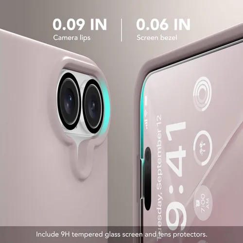 Vista 1581 de GONEZ Funda magnética para iPhone 14, compatible con Magsafe, con protector de pantalla + protector de cámara, forro de microfibra antiarañazos