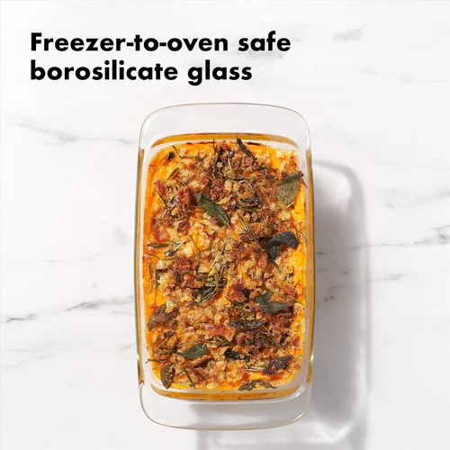 Vista 5 de OXO Good Grips Fuente de Vidrio para Hornear de 2 Qt con Tapa