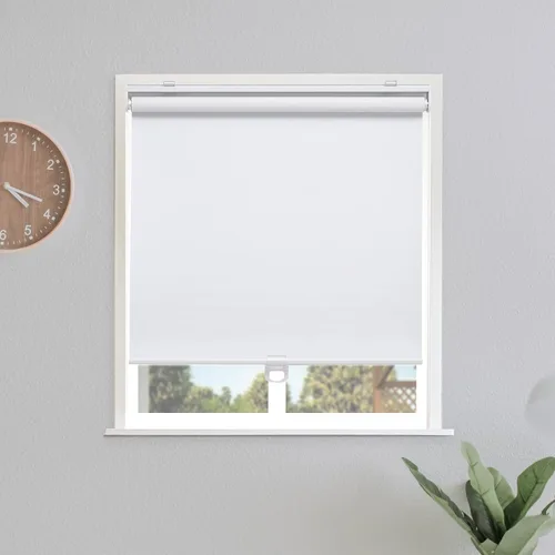 Vista 10 de Sunoff Persianas Enrollables Opacas sin Cordón para Ventanas de Bajar Persianas de Puerta Oscurecedoras de Habitación con Aislamiento Térmico