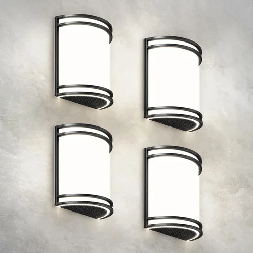 Vista 9 de ASD Lámpara LED de montaje en pared interior – 8 pulgadas 15 W moderna lámpara de pared interior de níquel regulable – ETL 3000K 4000K 5000K